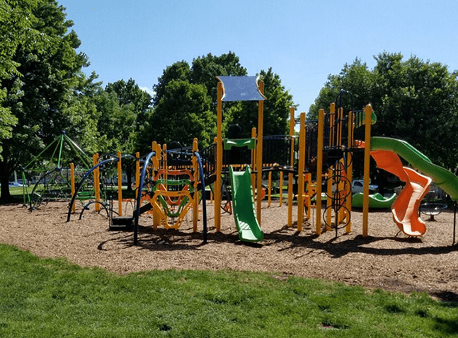 Playground Installation in Geneseo, Illinois Park