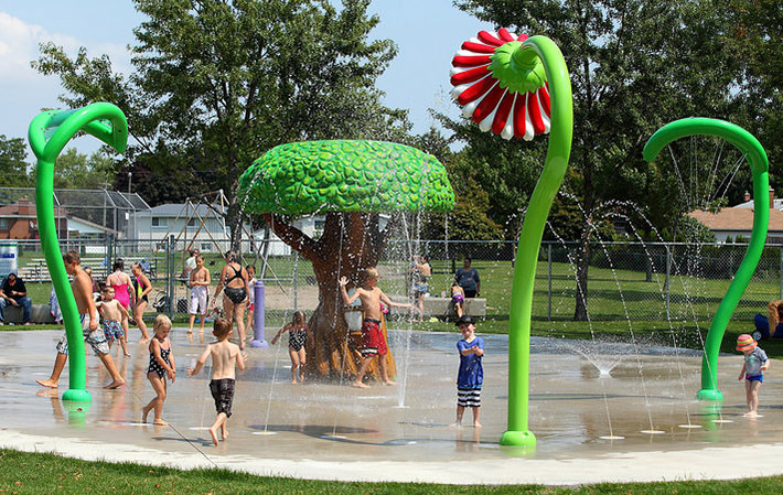 Aquatic Play Splash Pad Equipment