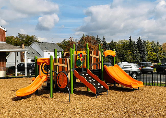 Playground at Growing Place Preschool in Illinois
